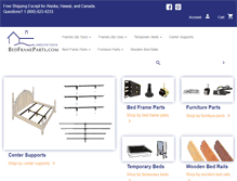 Tablet Screenshot of bedframeparts.com